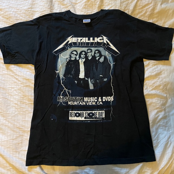 Metallica Vintage Record Store Day T-Shirt - Picture 1 of 1